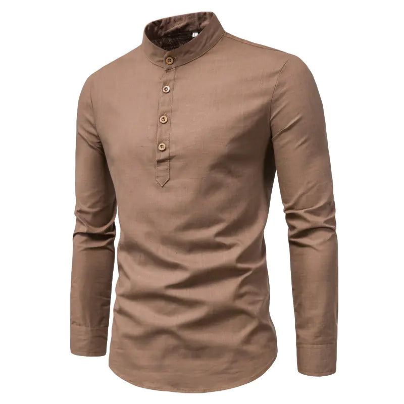 2024 Men's Stylish Slim Fit Long Sleeve Shirt