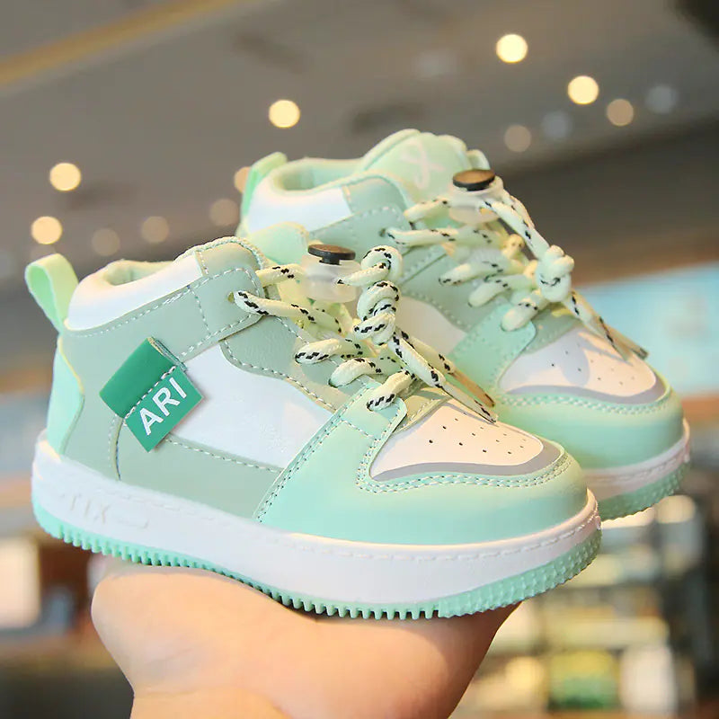 High-Top Non-Slip Children's Sports Shoes for Autumn