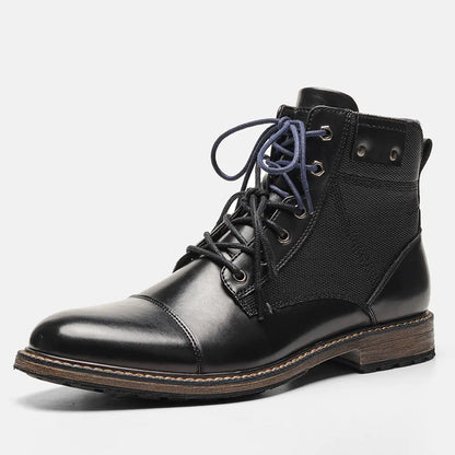 Men's High Top Leather Work Boots