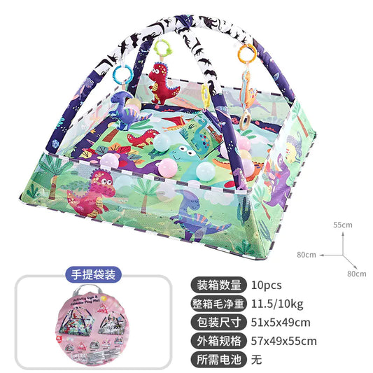 Baby Play Gym with Ocean Balls and Activity Fence - FkriTigrinya