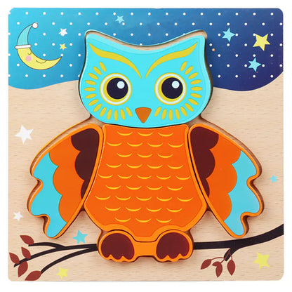 3D Wooden Puzzle Educational Toy for Kids (Wholesale) - FkriTigrinya