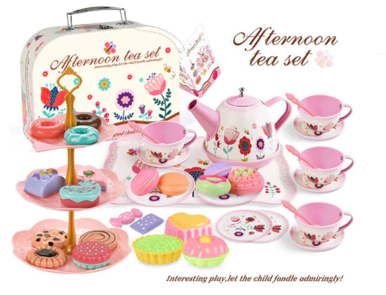 Girls Play House Simulation Dessert & Tea Toy Set - FkriTigrinya