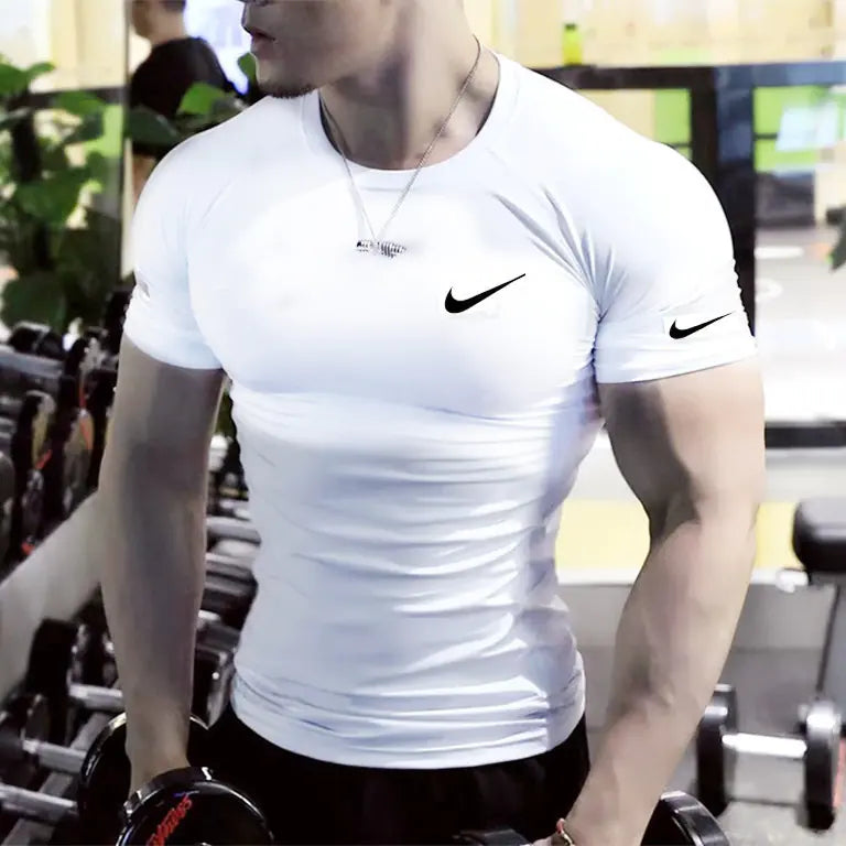 Men's Korean Slim Fit Quick-Dry Sports T-Shirt