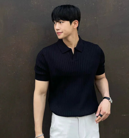 Men's Slim Fit Summer Polo Shirt