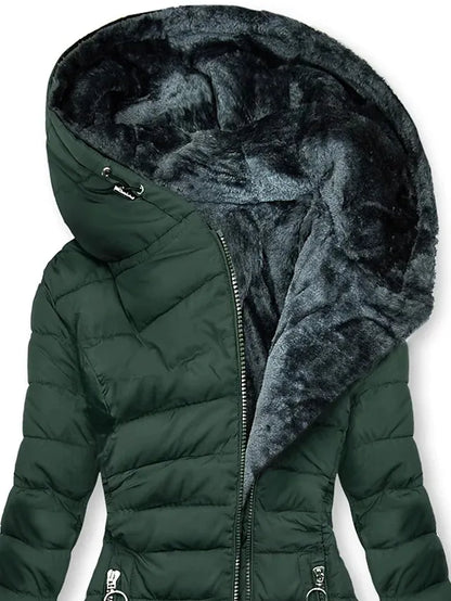 Dames Katoenen Jas met Capuchon – Elegant & Comfortabel