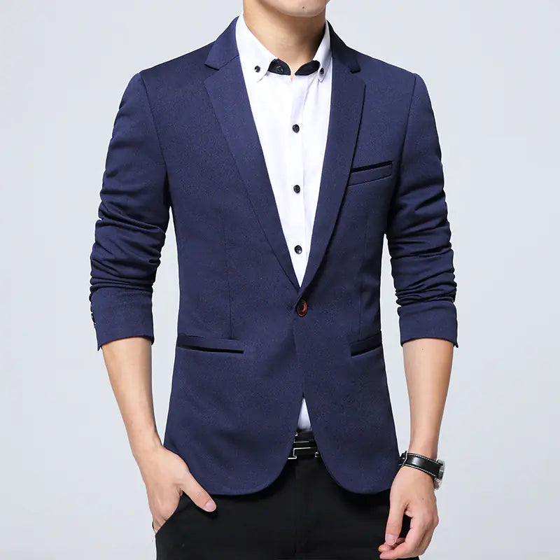 Men's Stylish Slim Fit Business Casual Blazer Jacket  sizes ranging from M to 5XL,