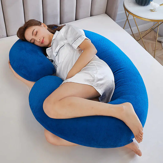 C-Shaped Pregnancy Pillow with Waist Support (Wholesale)