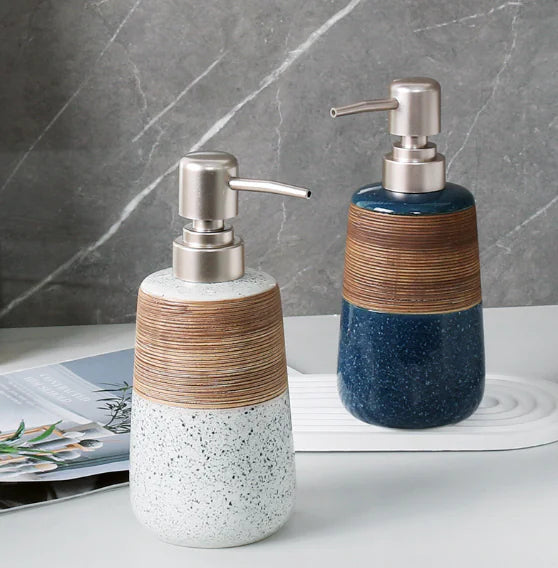 Creative Resin Soap Dispenser Set for Shampoo & Shower - FkriTigrinya