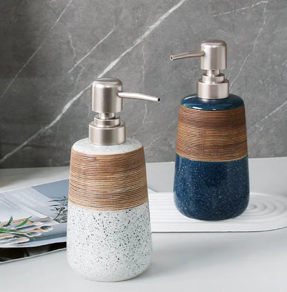 Creative Resin Soap Dispenser Set for Shampoo & Shower - FkriTigrinya