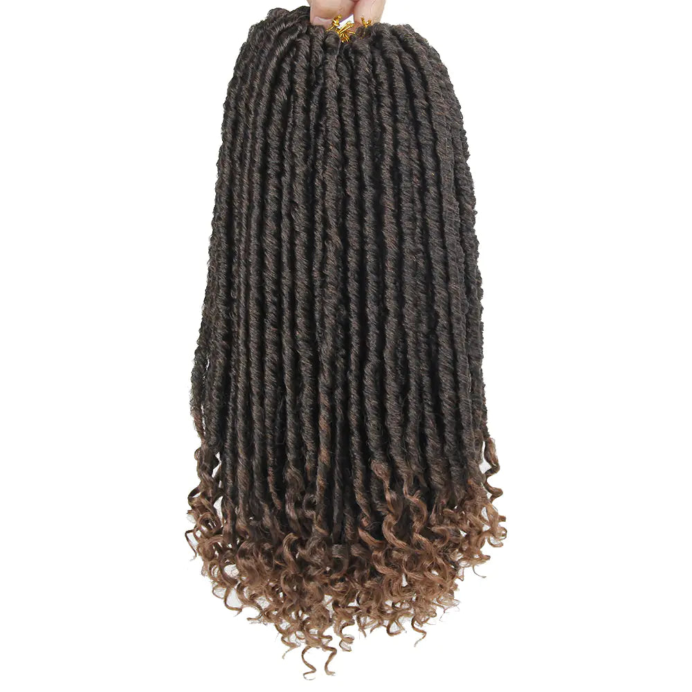 Chemical Fiber Braided Hair Extensions 18 inches,