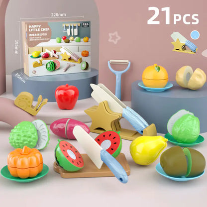 Children's Play House Kitchen Toy Set with Utensils - FkriTigrinya