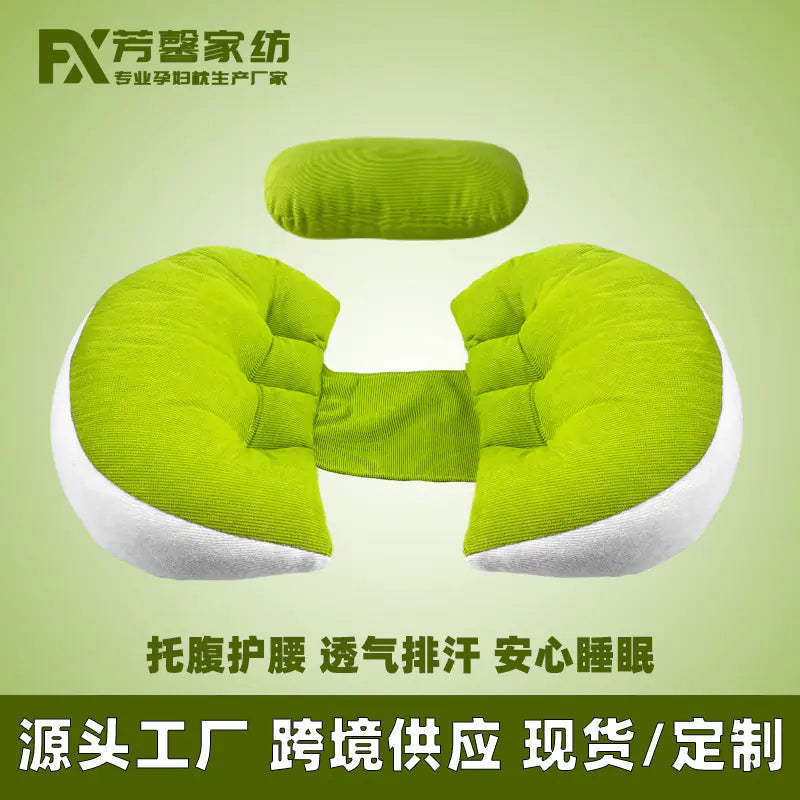 Pregnancy Pillow with Waist and Belly Support for Side Sleepers