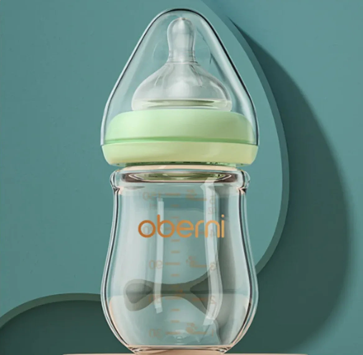 Babyflasche aus Glas mit weitem Innendurchmesser für Neugeborene – 120 ml und 150 ml