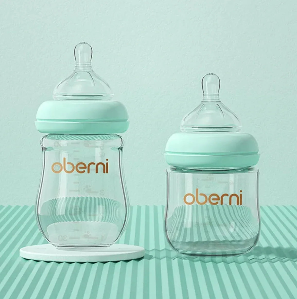 Babyflasche aus Glas mit weitem Innendurchmesser für Neugeborene – 120 ml und 150 ml
