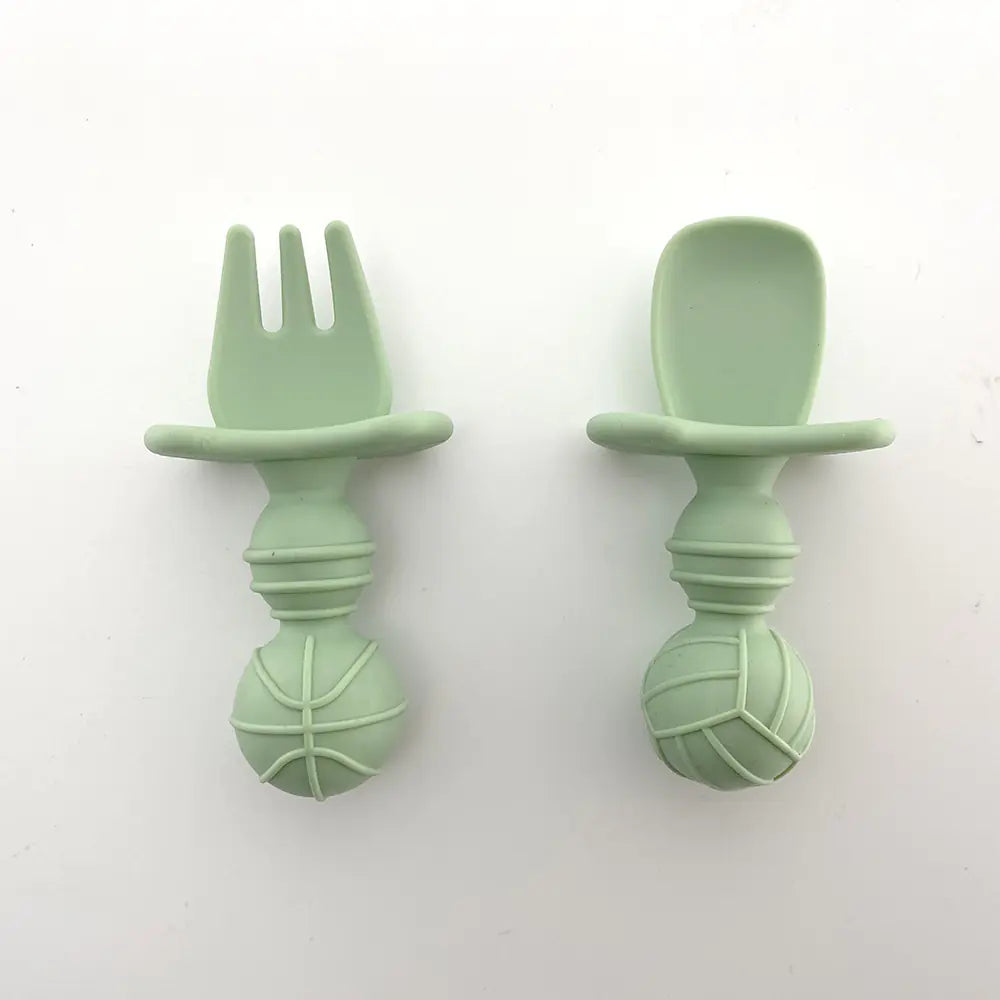 Silicone Baby Tableware Set with Suction Bowl and Owl