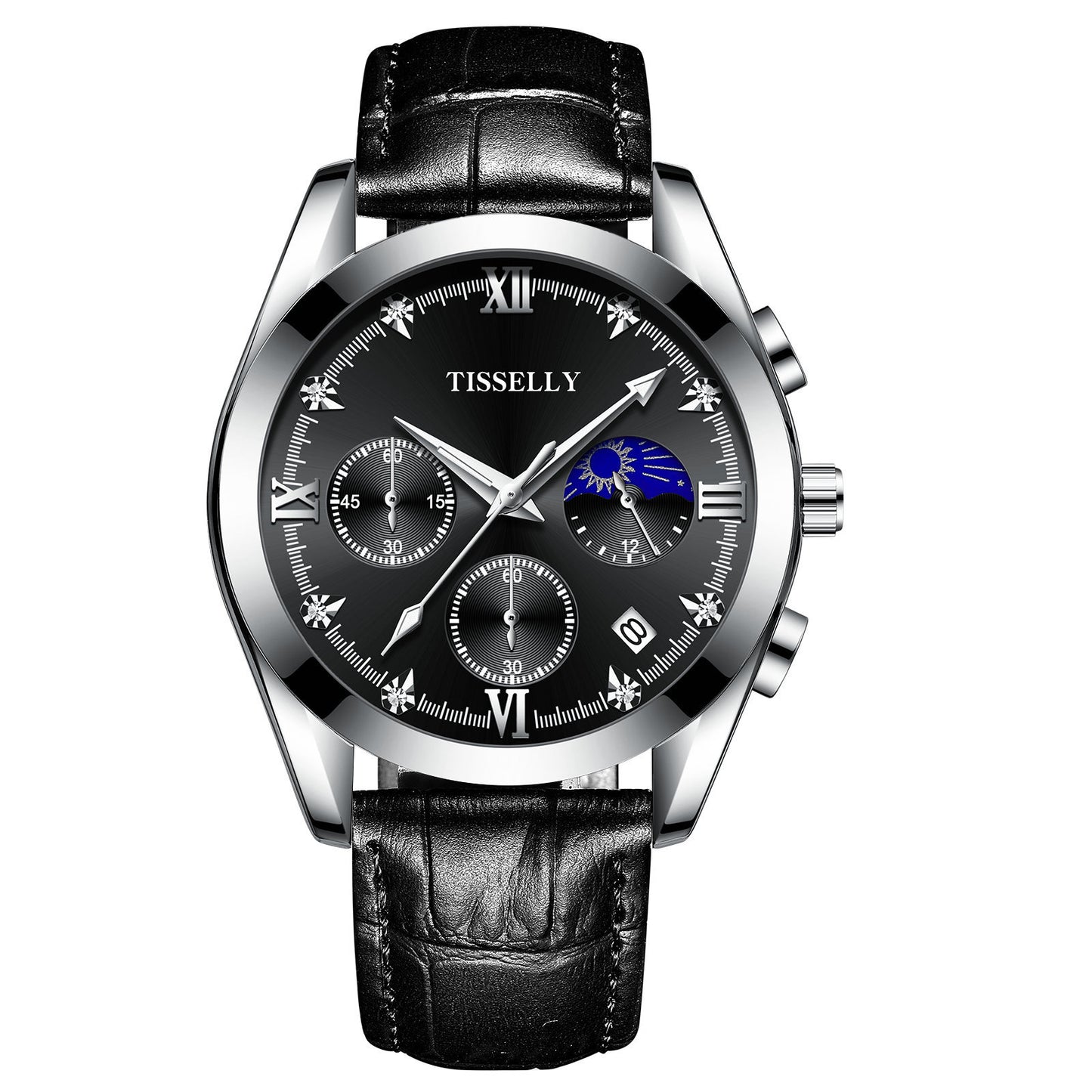 Waterproof Steel Band Business Casual Men's Watch