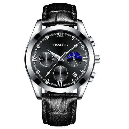Waterproof Steel Band Business Casual Men's Watch
