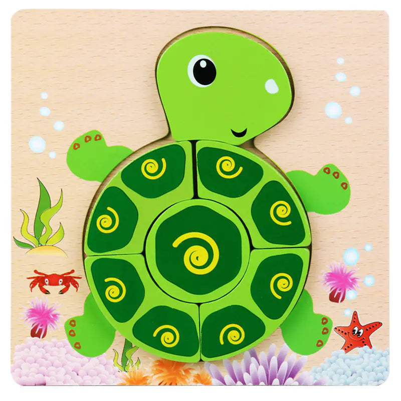 3D Wooden Puzzle Educational Toy for Kids (Wholesale) - FkriTigrinya