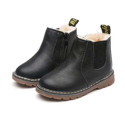 Boys' Short Boots, Soft Non-Slip Children's Shoes  sizes from 21 to 36