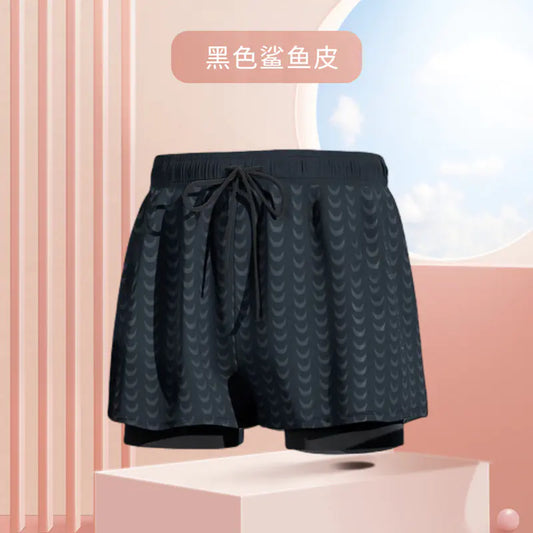 Men's Plus Size Stylish Swim Shorts with Drawstring