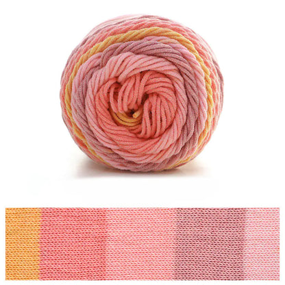 Rainbow Cotton Knitting Wool - 5 Strands for DIY Projects