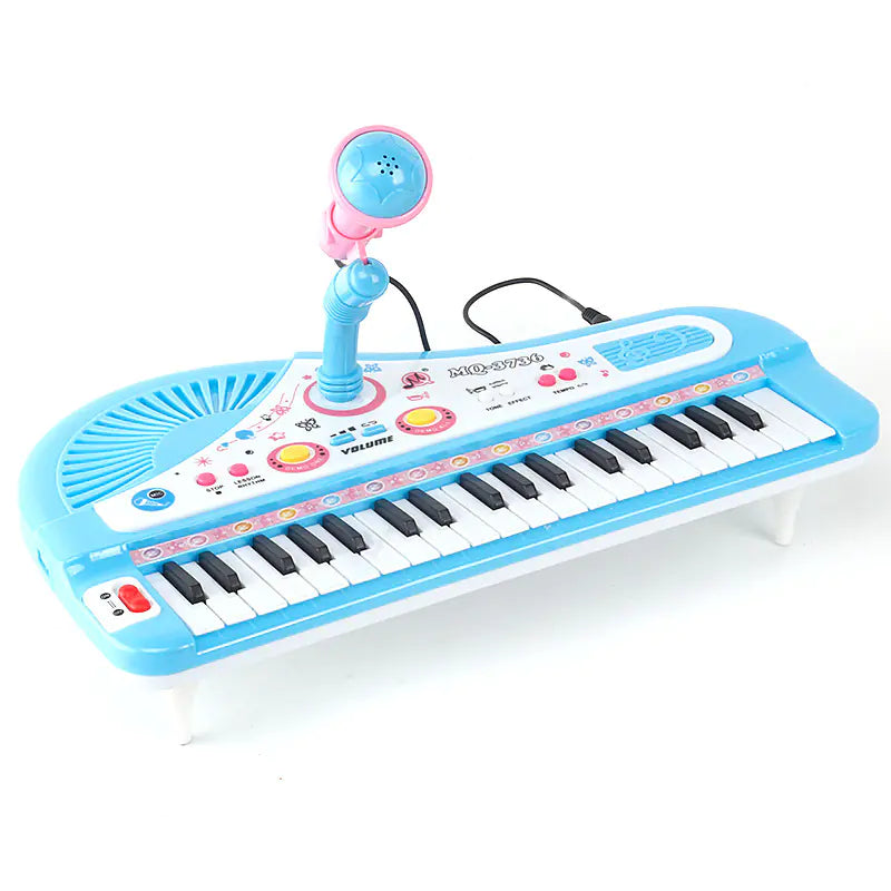 37-Key Electronic Piano Toy with Microphone for Kids - FkriTigrinya