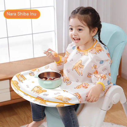 Detachable Water-Resistant Baby Dining Chair Bib  aged 6 to 36 months.