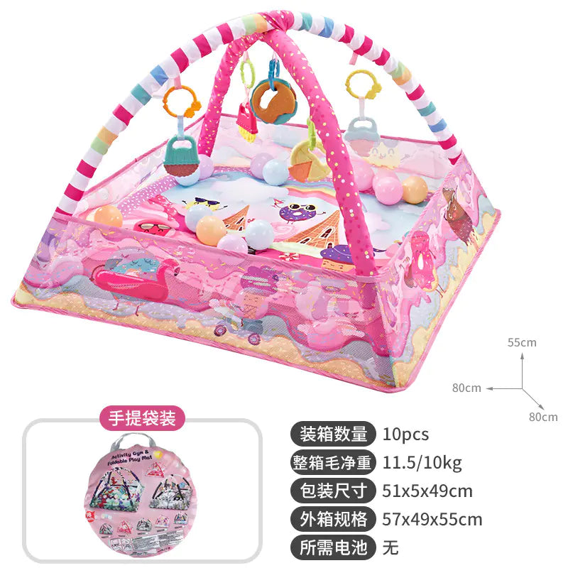 Baby Play Gym with Ocean Balls and Activity Fence - FkriTigrinya