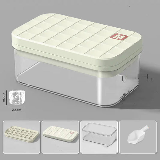 Fashionable Ice Mold Press Storage Box for Household Use