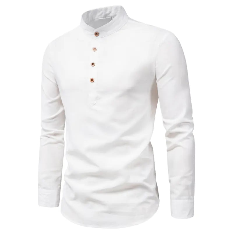 2024 Men's Stylish Slim Fit Long Sleeve Shirt