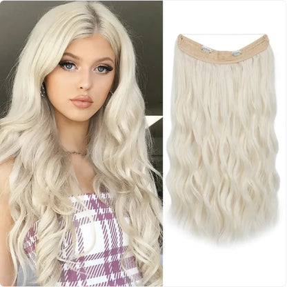 Long Curly Corn Wig for Women - European and American Style