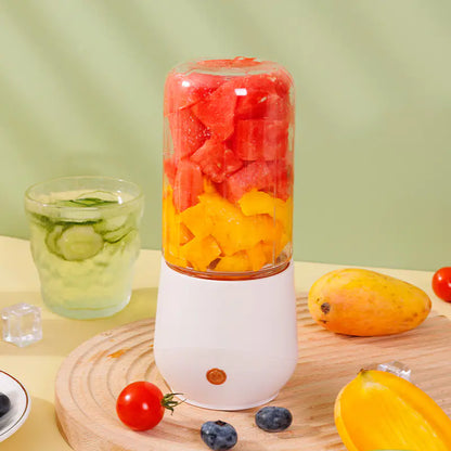Wireless Portable Multi-Function Juicer  via USB Type-C.  size of 86 * 86 * 196mm
