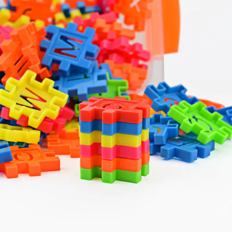 Educational Plastic Building Block Toy Set for Kids - FkriTigrinya