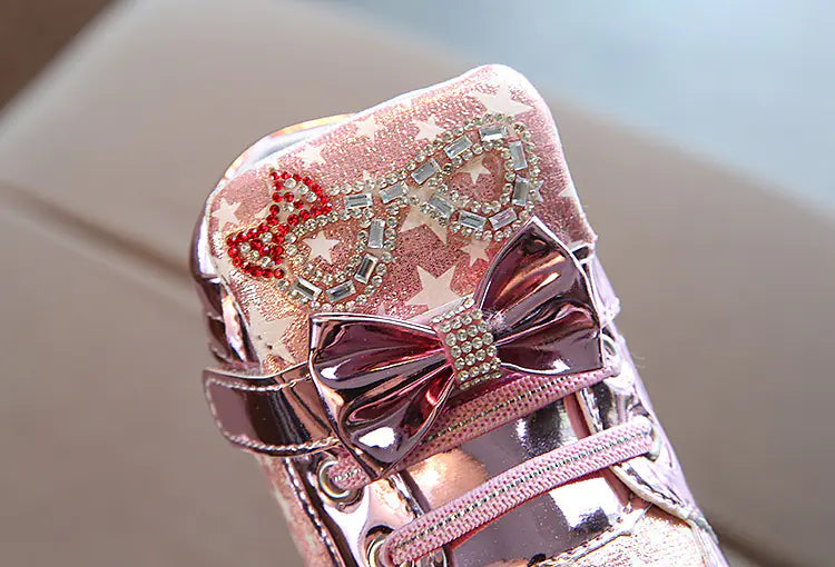 Kids' LED Light-Up Sneakers with Magic Tape