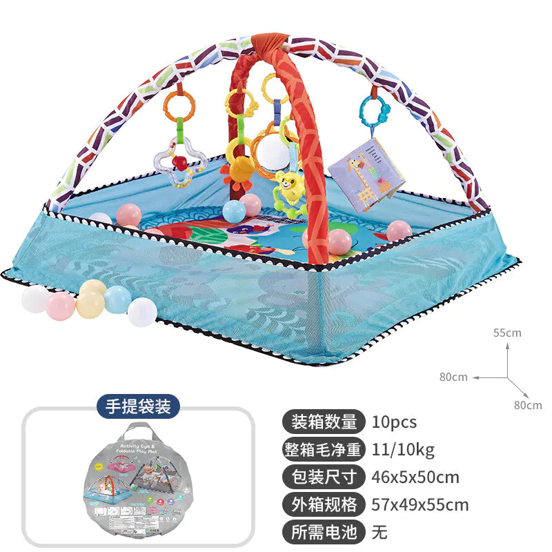 Baby Play Gym with Ocean Balls and Activity Fence - FkriTigrinya