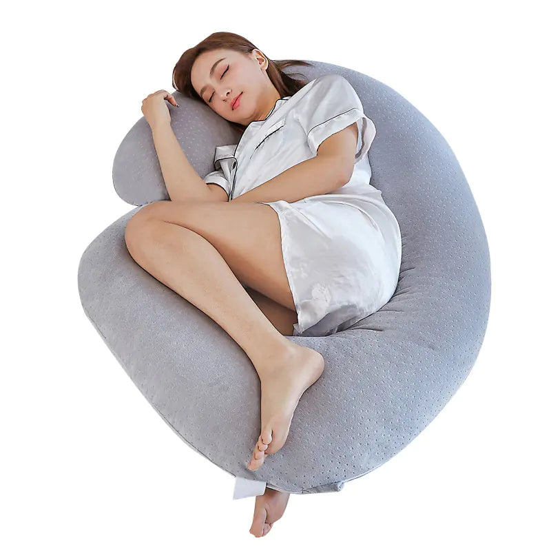 C-Shaped Pregnancy Pillow with Waist Support (Wholesale)
