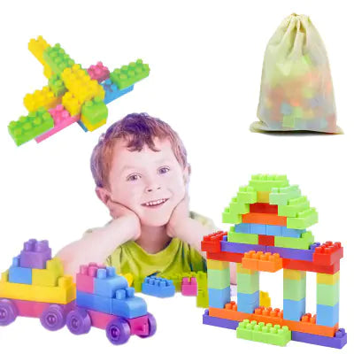 90-delige Bouwblokken Set – Grote Plastic Blokken voor Kinderen