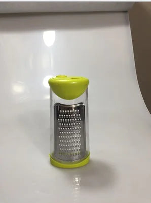 Spice Grinder and Storage Box with Cheese Shredder