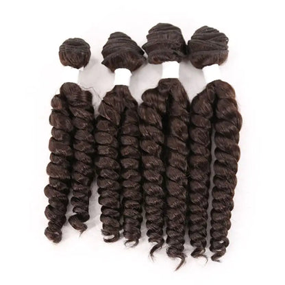 Chemical Fiber Hair Curtain Set 16 + 16 + 18 + 18 inches