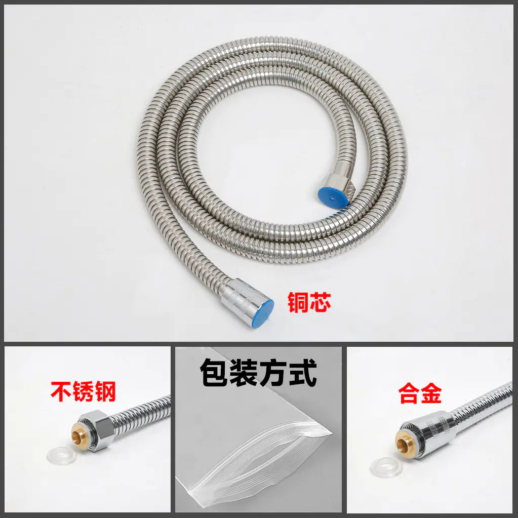 Stainless Steel Shower Hose with Universal Copper Connector