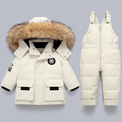 Children's Down Jacket Set for Ages 1-5 (2 Pieces)