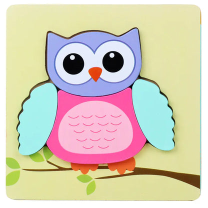 3D Wooden Puzzle Educational Toy for Kids (Wholesale) - FkriTigrinya