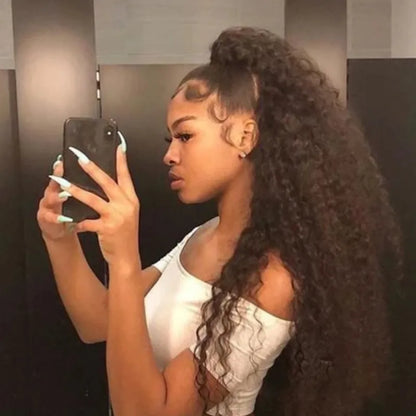 African Style Long Curly Wig – Explosive Volume & Natural Texture