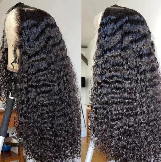 Pixie-Perücke aus Echthaar mit Lace Front (einteilig)