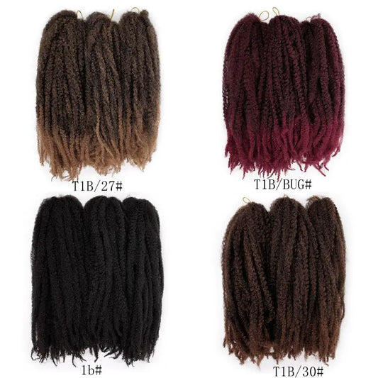 African Braided Wig with Marley Explosion Style