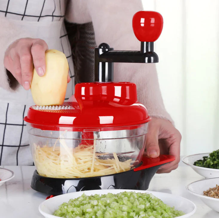 Multi-Functional Vegetable Chopper and Meat Grinder