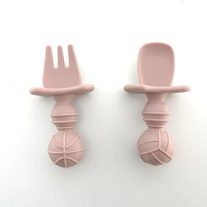 Silicone Baby Tableware Set with Suction Bowl and Owl