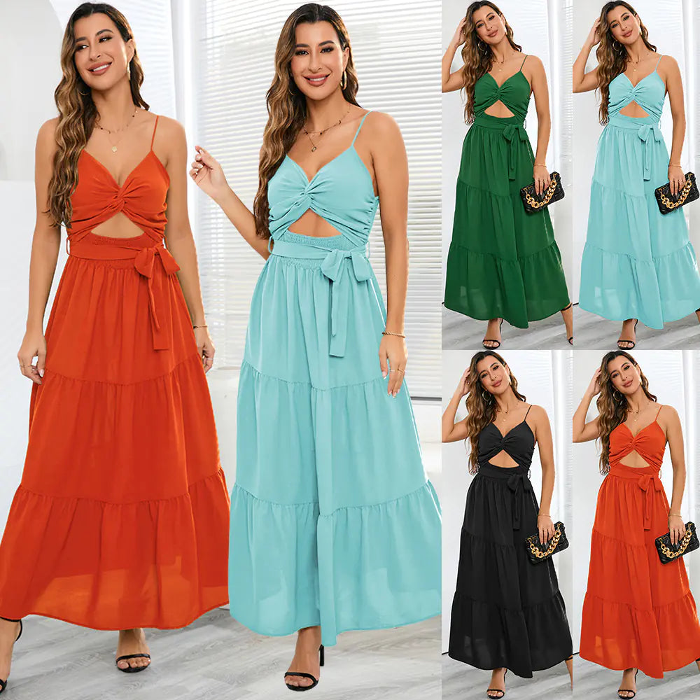 2023 Summer Fashion Slim Fit Strapless Dress sizes from S to XXL,