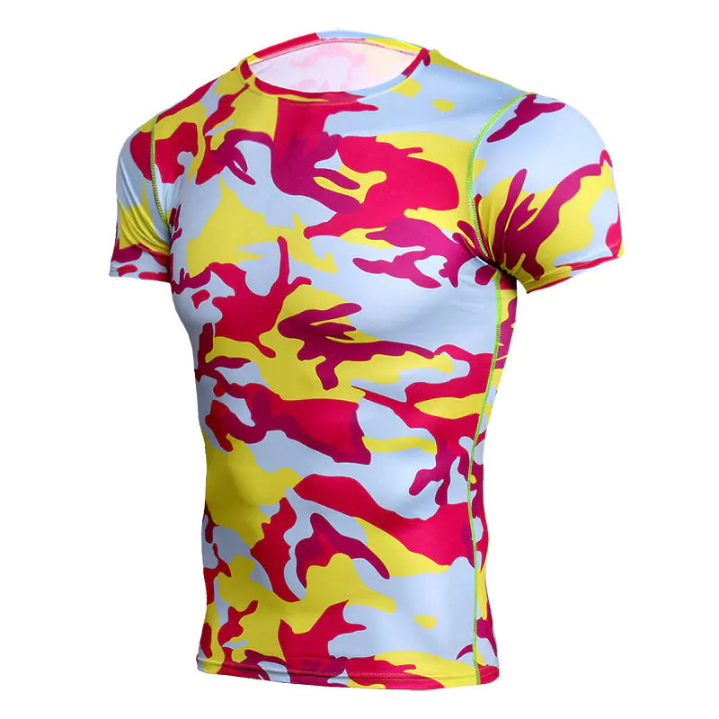 Men's Quick-Dry Camouflage Short Sleeve T-Shirt