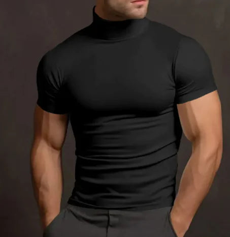 Men's Slim Fit Turtleneck Tee